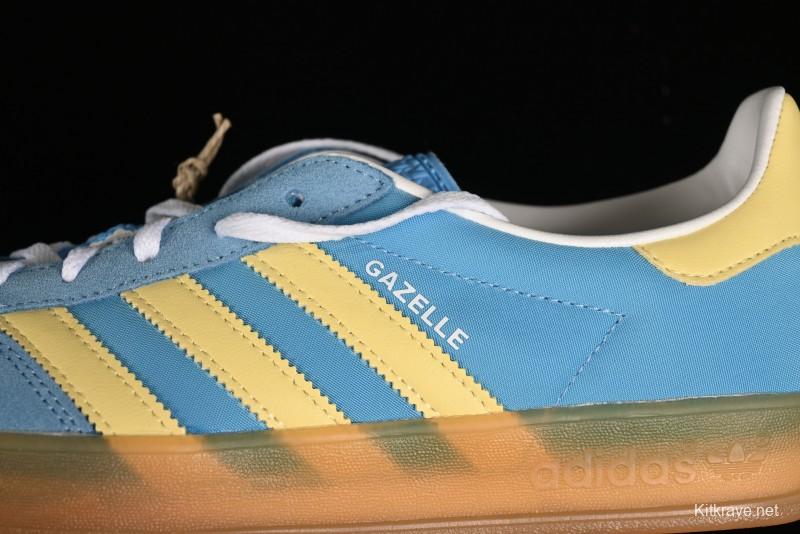 Adidas Originals Gazelle Indoor Retro Casual Slip-Resistant Low-Top Sneakers - IE2960