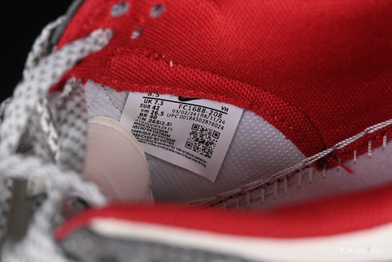 Nike SB Dunk Low Supreme Collaboration Bullet Screen Black Check Anniversary Customized Low-Top Casual Sneakers - FC1688-208