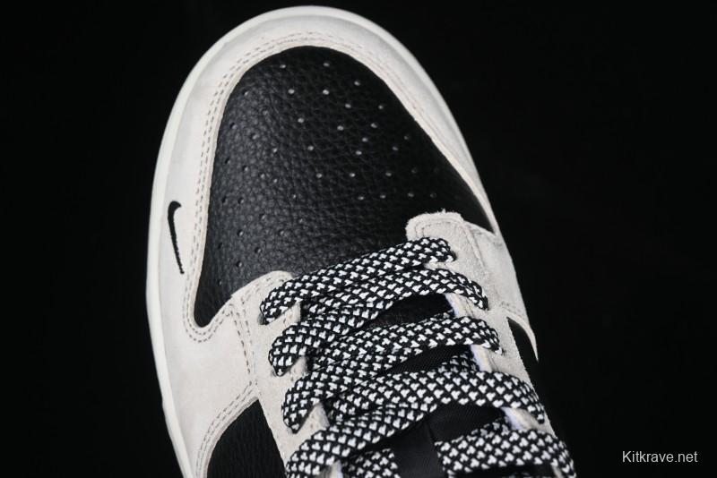 Nike SB Dunk Low Lightning Collaboration Daisy White Swoosh Anniversary Custom Low-Top Casual Skate Shoes - DJ2024-073