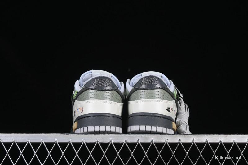 Nike Dunk Retro Low-Top Casual Sneakers with Panda Mischief Mountain Theme - DD1391-103