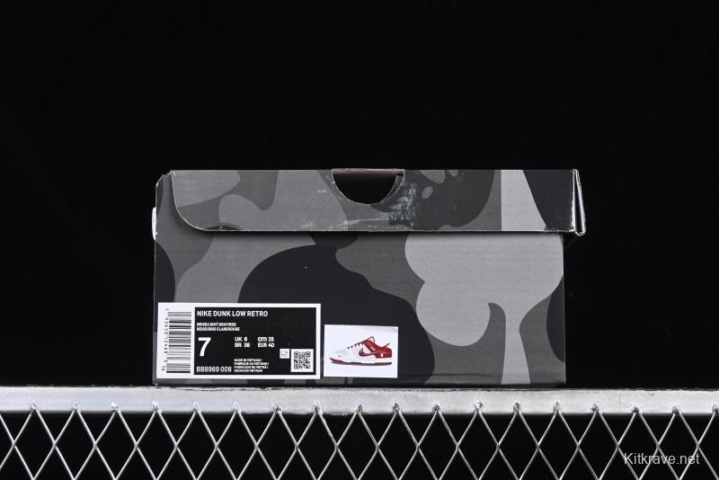 Nike SB Dunk Low BAPE Collaboration Anniversary High-End Custom Sneakers - BB8969-008