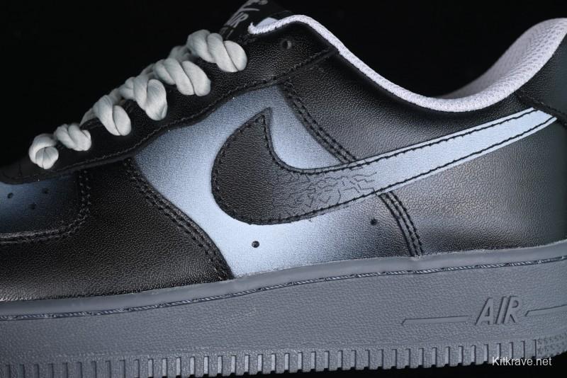 Nike Air Force 1 '07 Low Night Storm Custom Casual Sneakers for Autumn Winter - YD2425-101