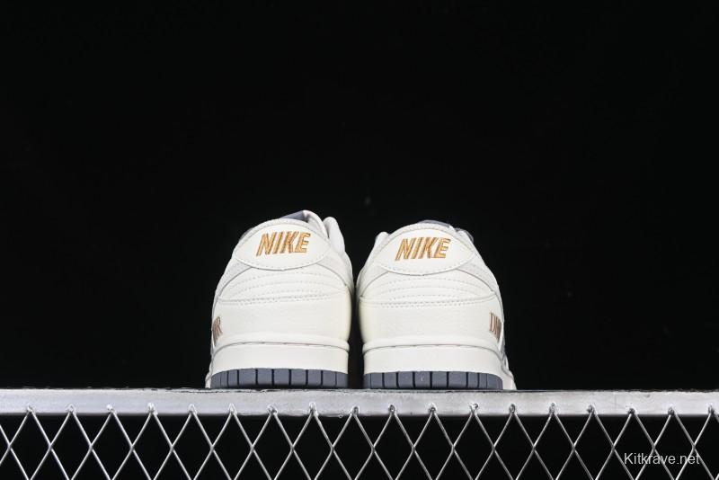 Nike SB Dunk Low Dior x Stone Island Triple Collaboration - Anniversary High-End Custom Low-Top Casual Sneakers - DM6868-043