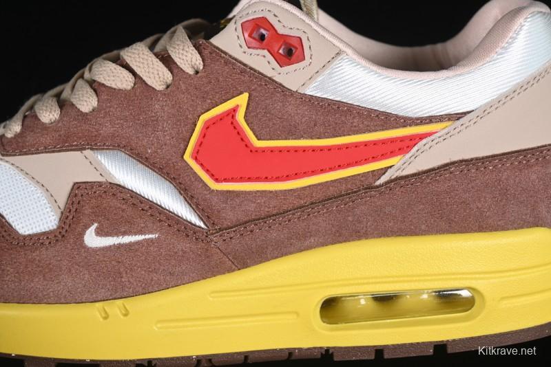 Nike Air Max 1 Retro Running Shoes with Half-Sole Air Cushion - HV5776-200