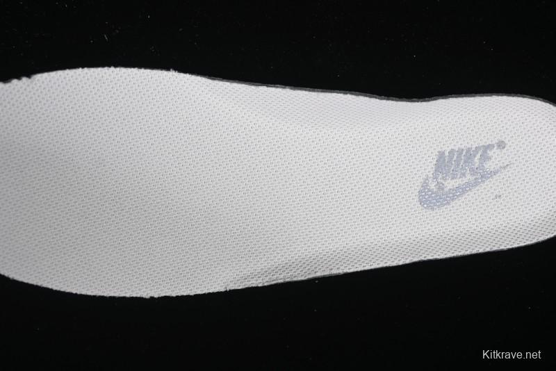 Nike Air Force 1 '07 Low Stussy Collaboration Grey Swoosh Casual Sneakers - HH7518-041