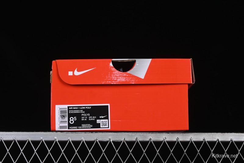 Nike Air Max 1 Retro Running Shoes with Half-Sole Air Cushion - HQ5882-100