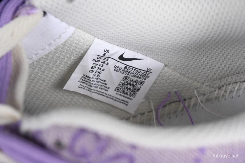 Nike Air Force 1'07 Low "Purple Star" Custom Casual Sneakers - BD7700-220