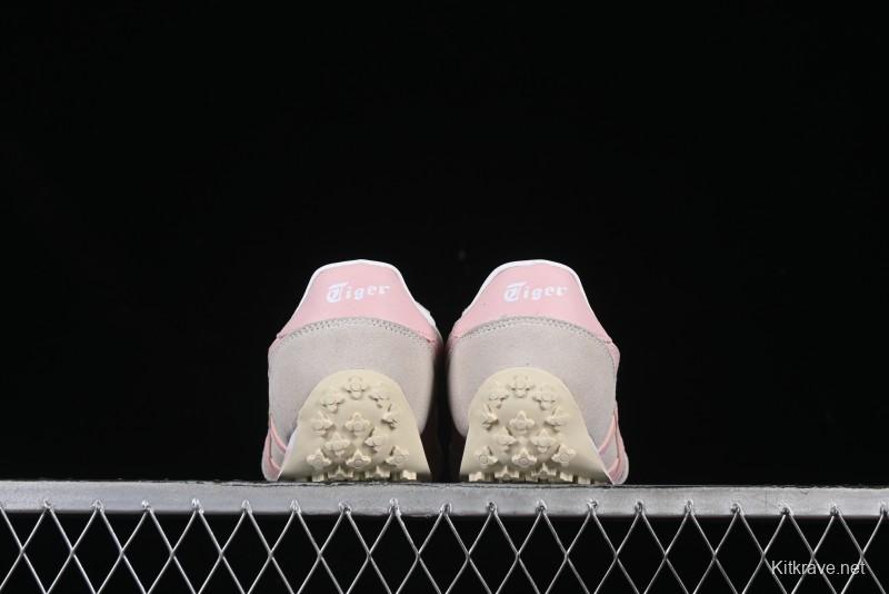 Asics Vintage-Style Sneakers - Soft Pink & Neutral Beige