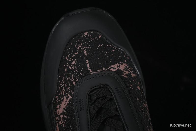 Stone Island Grime Panelled Low-Top Lifestyle Sneakers in Dark Brown - 79FWS0303