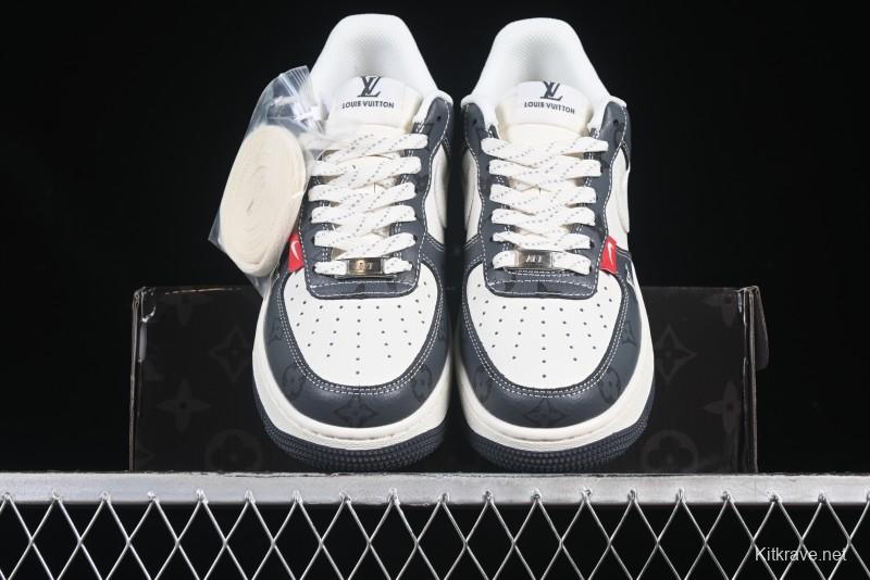 Nike Air Force 1 '07 Low LV Collaboration Beige Print Casual Sneakers - CS5288-002