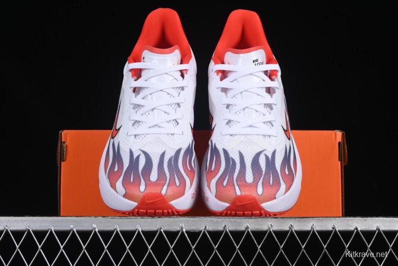 Nike Zoom Fly 6 Lightweight Responsive Running Shoes with Flyknit and Carbon Fiber Plate - HQ3498-100