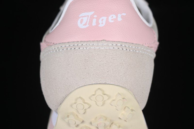 Asics Vintage-Style Sneakers - Soft Pink & Neutral Beige