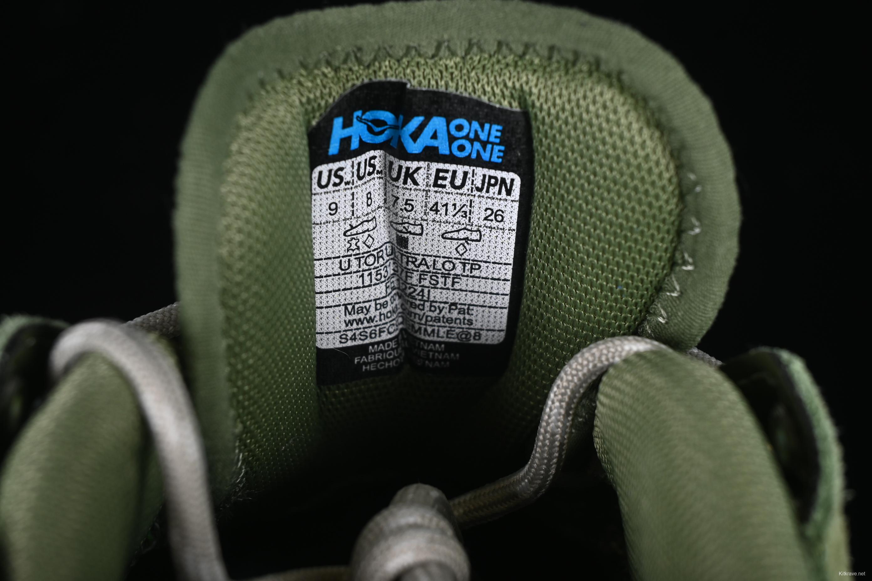 HOKA ONE ONE Tor Ultra Low Round Toe Cushioned Durable Low-Cut Hiking Shoes - 1153137F FSTF