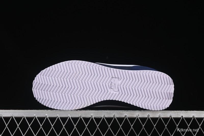 Nike Classic Cortez Leather Retro Running Shoes with Cushioned Sole - HF0263-400