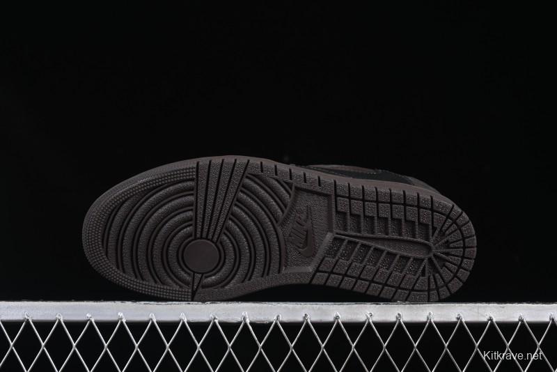 Nike Travis Scott x Air Jordan 1 Low OG AJ1 Reverse Swoosh Sneakers - DM7866-202