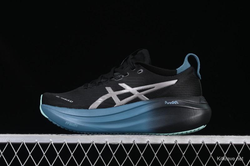 Asics Gel-Nimbus 27 Retro Breathable Casual Shoes with Cushioning for Men - 1011C093-001