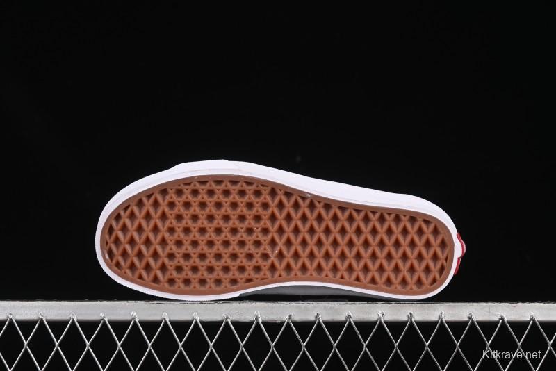 Vans Sk8-Low White Red Checkerboard Slip-Resistant Casual Skate Shoes - VN0A4UUK4W9