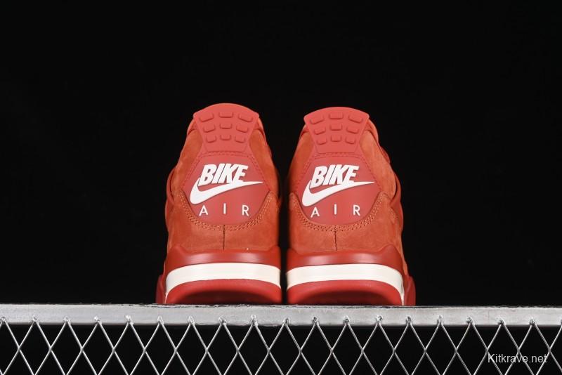 Nike Nigel Sylvester x Air Jordan 4 Retro High OG "Brick By Brick" Sneakers - HF4340-800