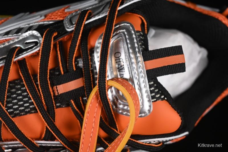 Off-White Be Right Low-Top Lifestyle Sneakers in Grey Orange - X.E5