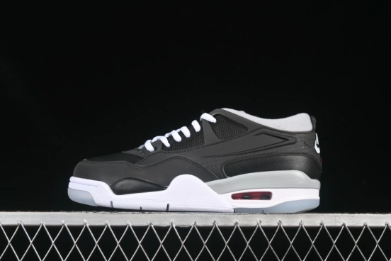 Nike Air Jordan 4 Remastered Sneakers in Black Grey White - HV5184-010