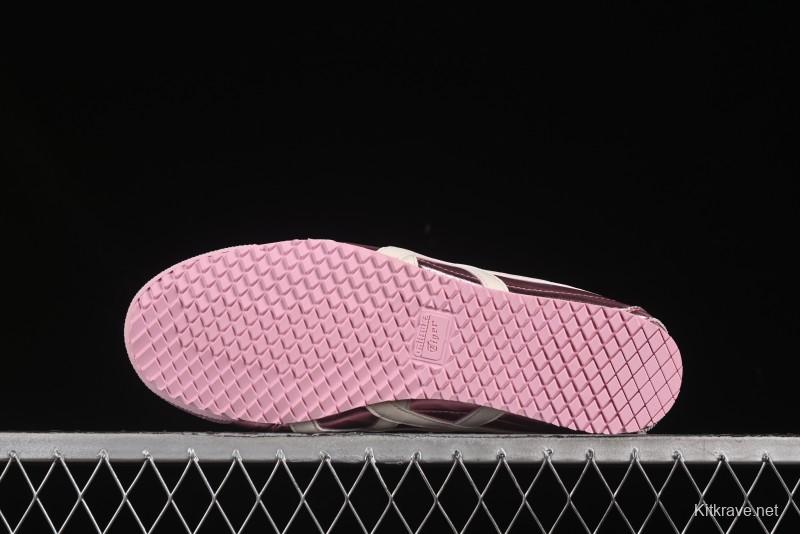 Onitsuka Tiger Mexico 66 SD Low-Top Leather Sneakers for Casual Running - 1183C468-700