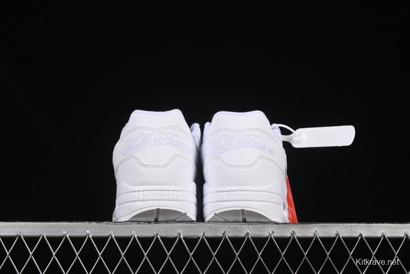 Nike Air Max 1 Retro Running Shoes with Half-Sole Air Cushion - HF8813-100