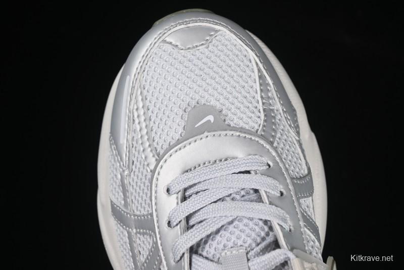 Nike Runtekk V2K Retro Low-Top Running Shoes with Cushlon Foam Midsole - FD0736-006