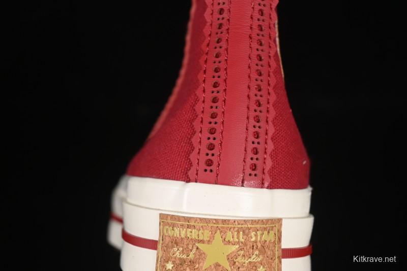 Converse Chuck Taylor All Star 1970s High Top Sneakers in China Red - A12460C