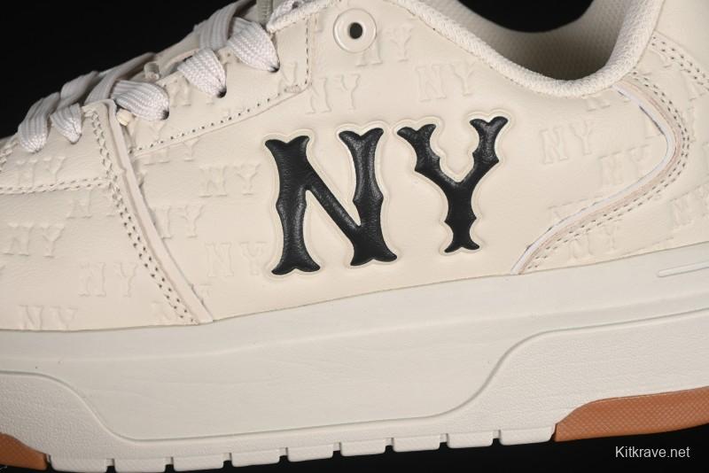 New York Yankees Chunky Liner Mid Denim Monogram Platform Sandals - 3ASXE015N50CRS