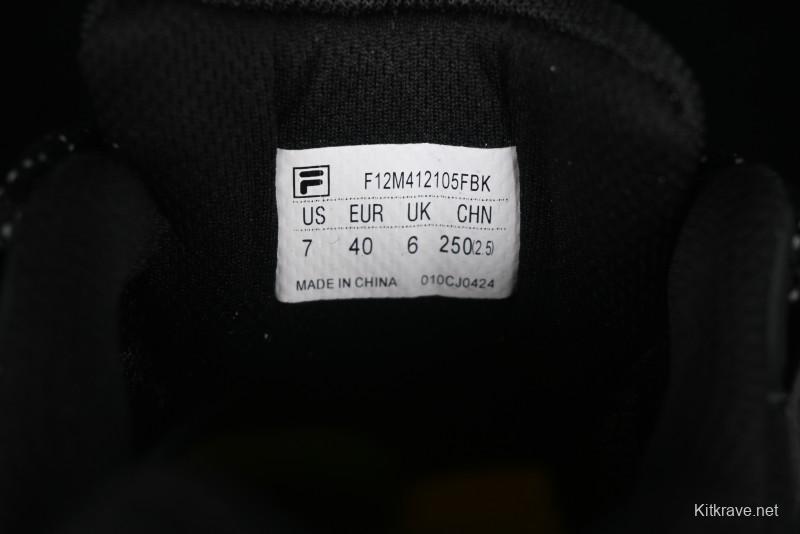 Fila Heritage Fluid Cat Paw 5.0 Retro Dad Shoes with Lace-Up Design - F12M412105FBK