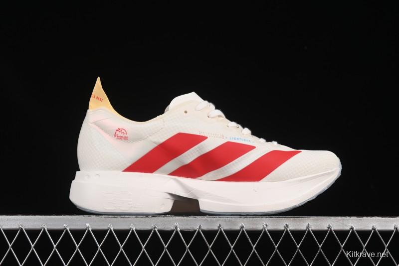 Adidas Adizero Adios 4 Running Shoes Lightweight Breathable Low-Top - JR4542