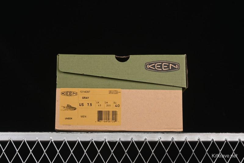 Keen Uneek Flat-M Woven Elastic Strap Outdoor Water Sports Sandals - 1014097