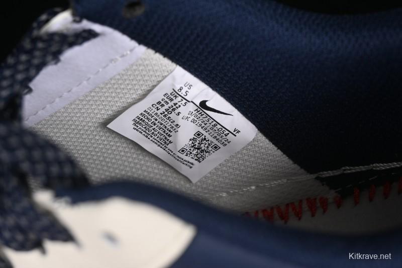 Nike Air Force 1 '07 Low Supreme Collaboration Grey Blue Casual Sneakers - HH7518-054