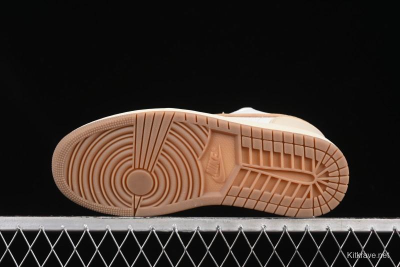 Nike Air Jordan 1 Low "Dongdan" Casual Sneakers in Coconut Milk White - IB8855-121