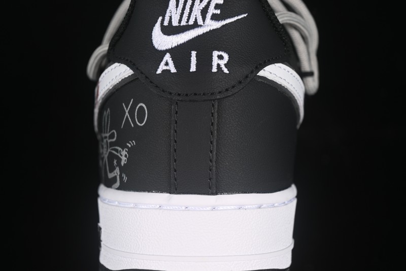 Nike Air Force 1'07 Low Denim Casual Sneakers with Full-Length Air Cushion - ZH0316-071