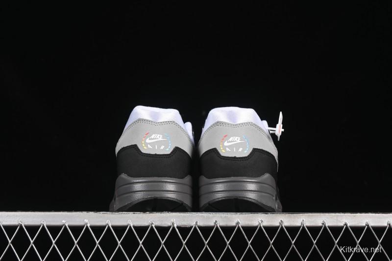 Nike Air Max 1 Retro Running Shoes with Half-Sole Air Cushion - IB9898-001