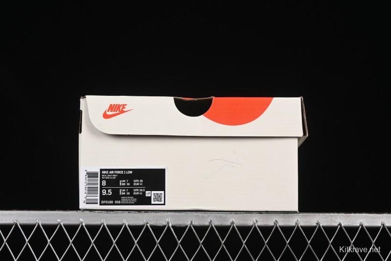 Nike Air Force 1'07 Low Gucci Collaboration Floral Pattern Rubber Sole Casual Sneakers - DF0188-058