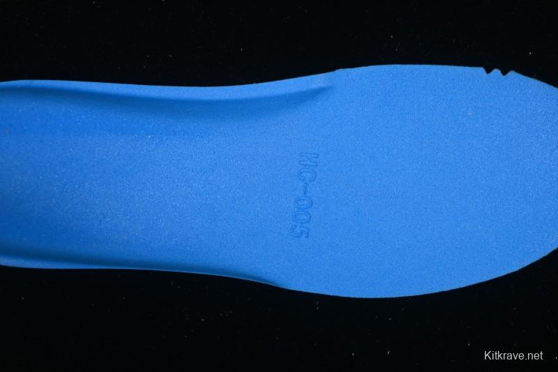 GG-CC Star Same Style Lace-Up Hollow Out Dad Shoes with 5cm Hidden Height Increase - G25X269 White Blue