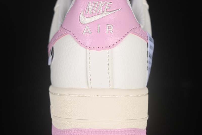 Nike Air Force 1'07 Low Custom Casual Sneakers with Full-Length Air Cushion - DD8959-100