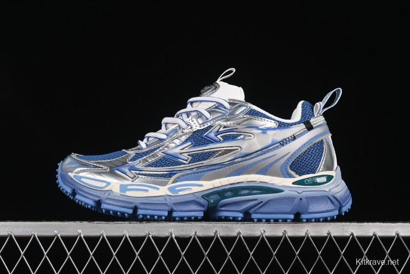 Off-White Be Right Tie-Dye Blue Low-Top Lifestyle Casual Shoes - X.E5