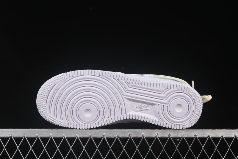 Nike Air Force 1'07 Low "Green Love" 520 Limited Edition Casual Sneakers with Small Green Heart Design - DH2920-111