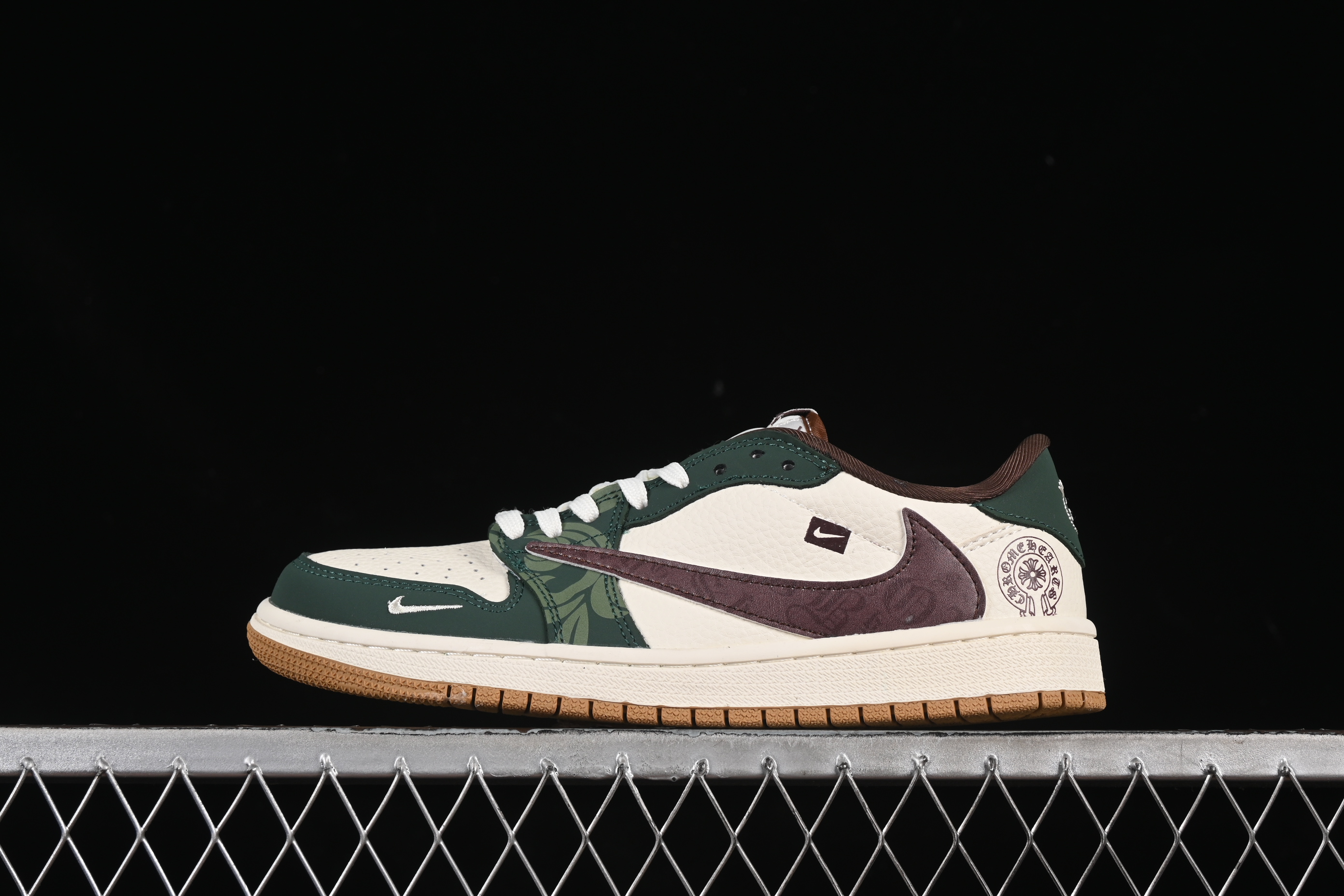 Nike Travis Scott x Fragment Design x Air Jordan 1 Low OG SP AJ1 Collaboration Sneakers - XS2024-044