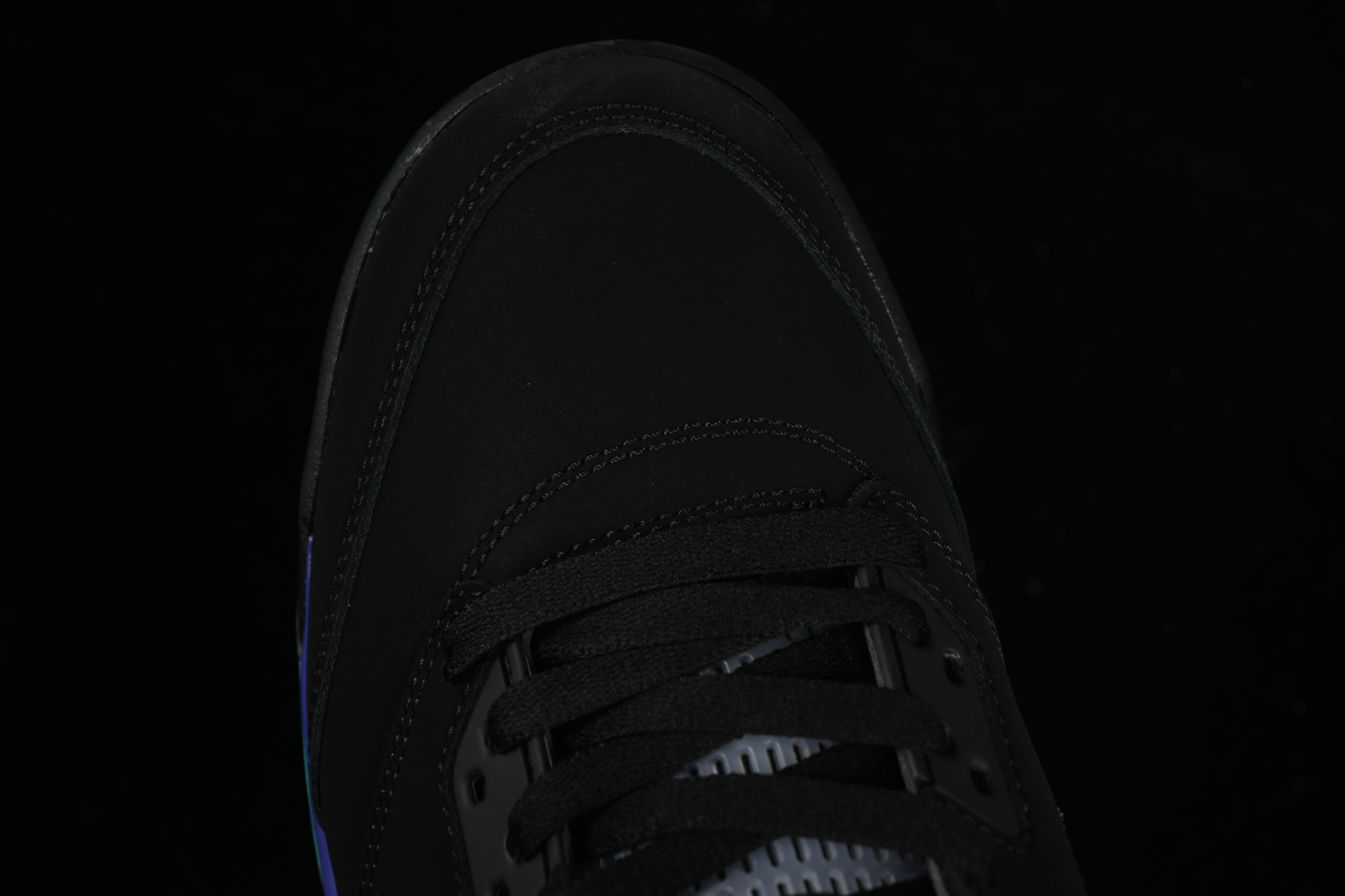 Nike Air Jordan 5 Retro Basketball Shoes - Black Grape - 136027-007