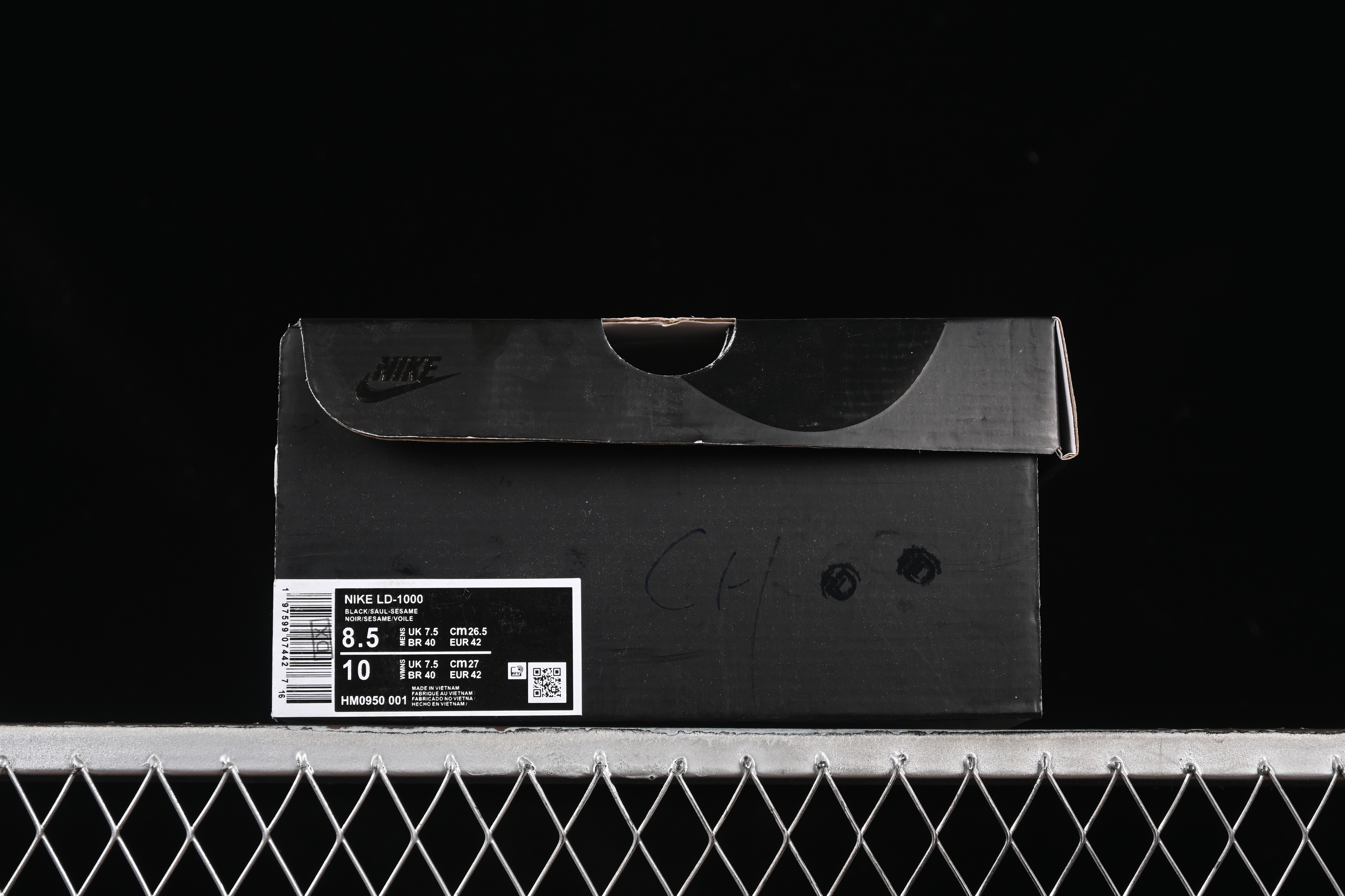 Nike Stussy Roshe Run LD-1000 Comfortable Versatile Non-Slip Wear-Resistant Waffle Low-Top Casual Running Shoes - HM0950-001