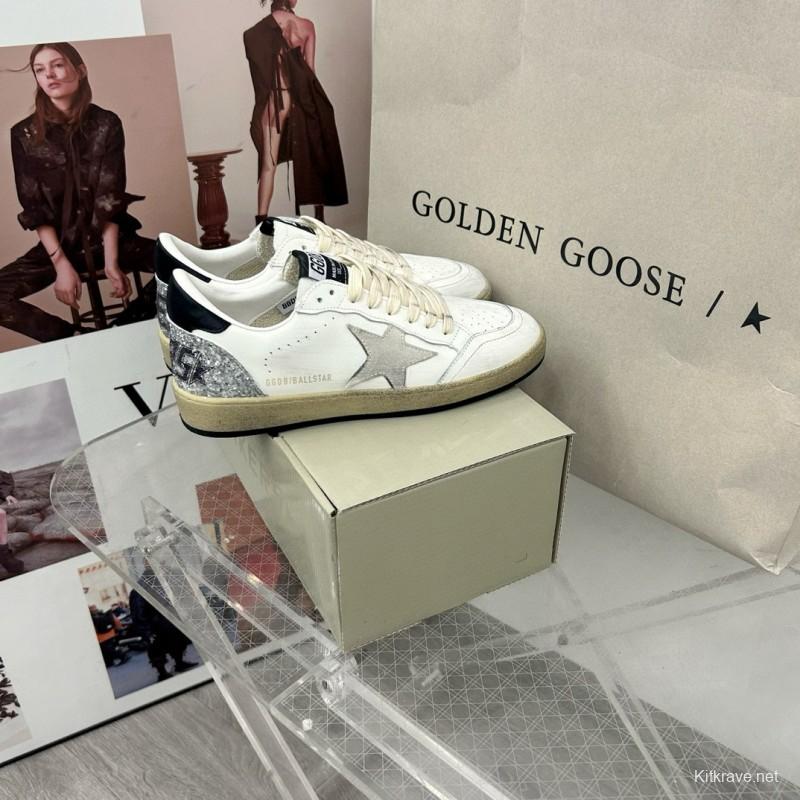 2024 Unisex GGDB White Black Leather Suede Sneakers