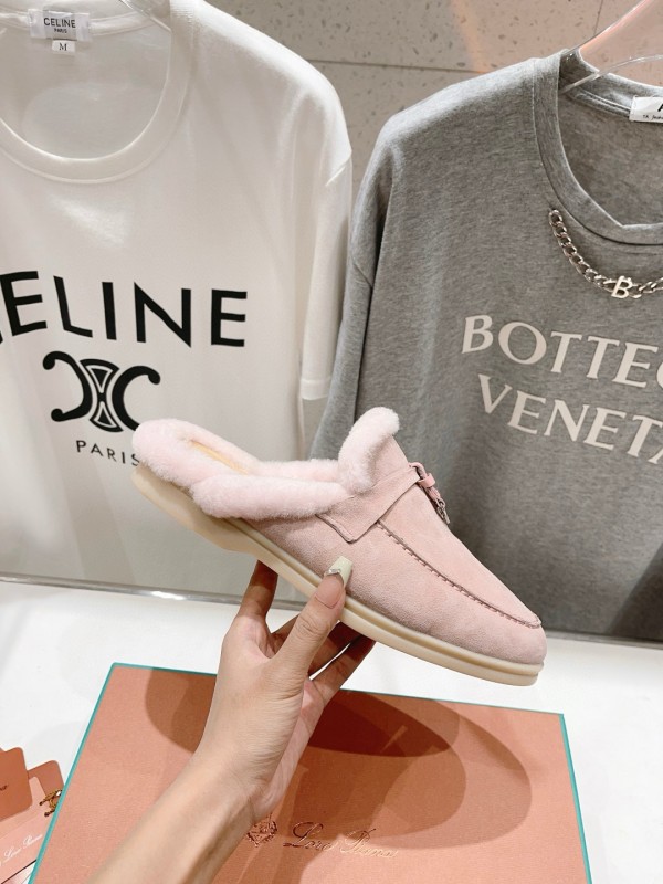 2024 Slippers LP Pink Suede Slippers