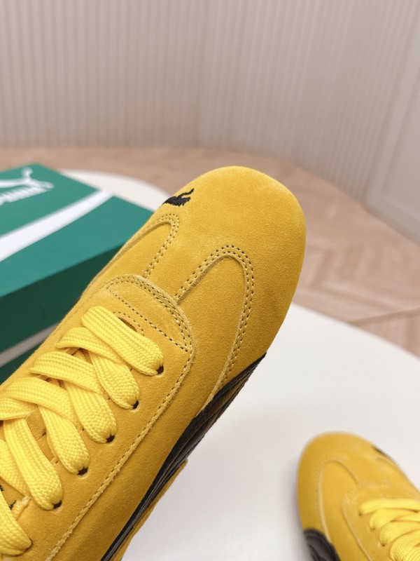 2025 Women Puma Yellow Suede Speedcat Sneakers LY00280