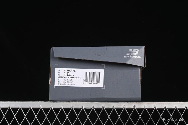 New Balance 471 Series Fabric and Split Leather Lifestyle Casual Shoes - U471AE