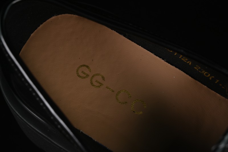 GG-CC Platform Loafers Casual Shoes with Thick Sole - G23X5112A