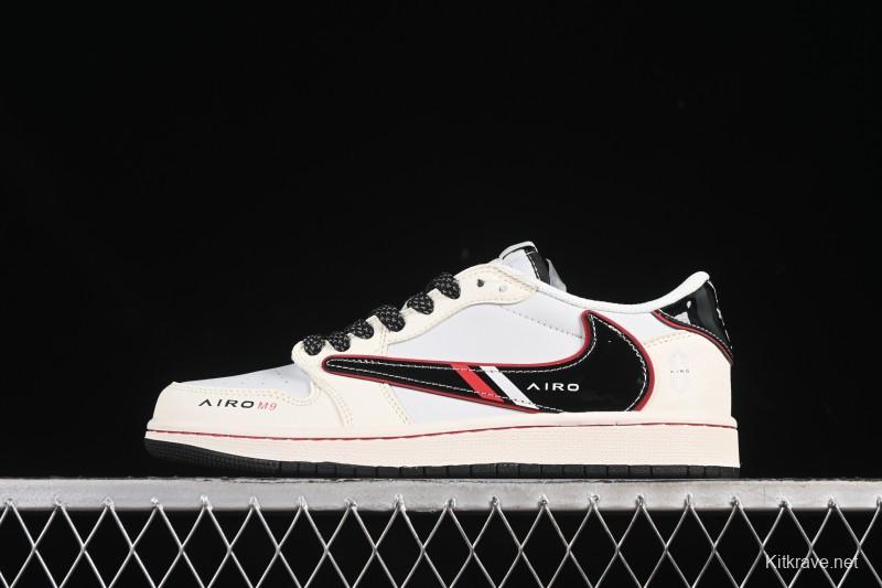 Nike Travis Scott x Fragment Design x Air Jordan 1 Low OG SP AJ1 Low-top Casual Skate Shoes - FC1688-238